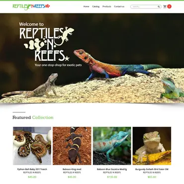 REPTILES N REEFS — project by Udaan Technologies